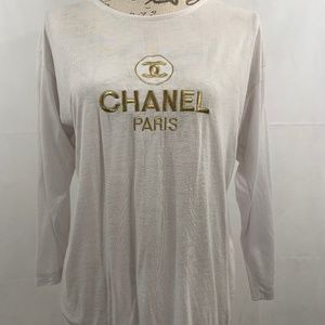 Designer-inspired logo tee shirt